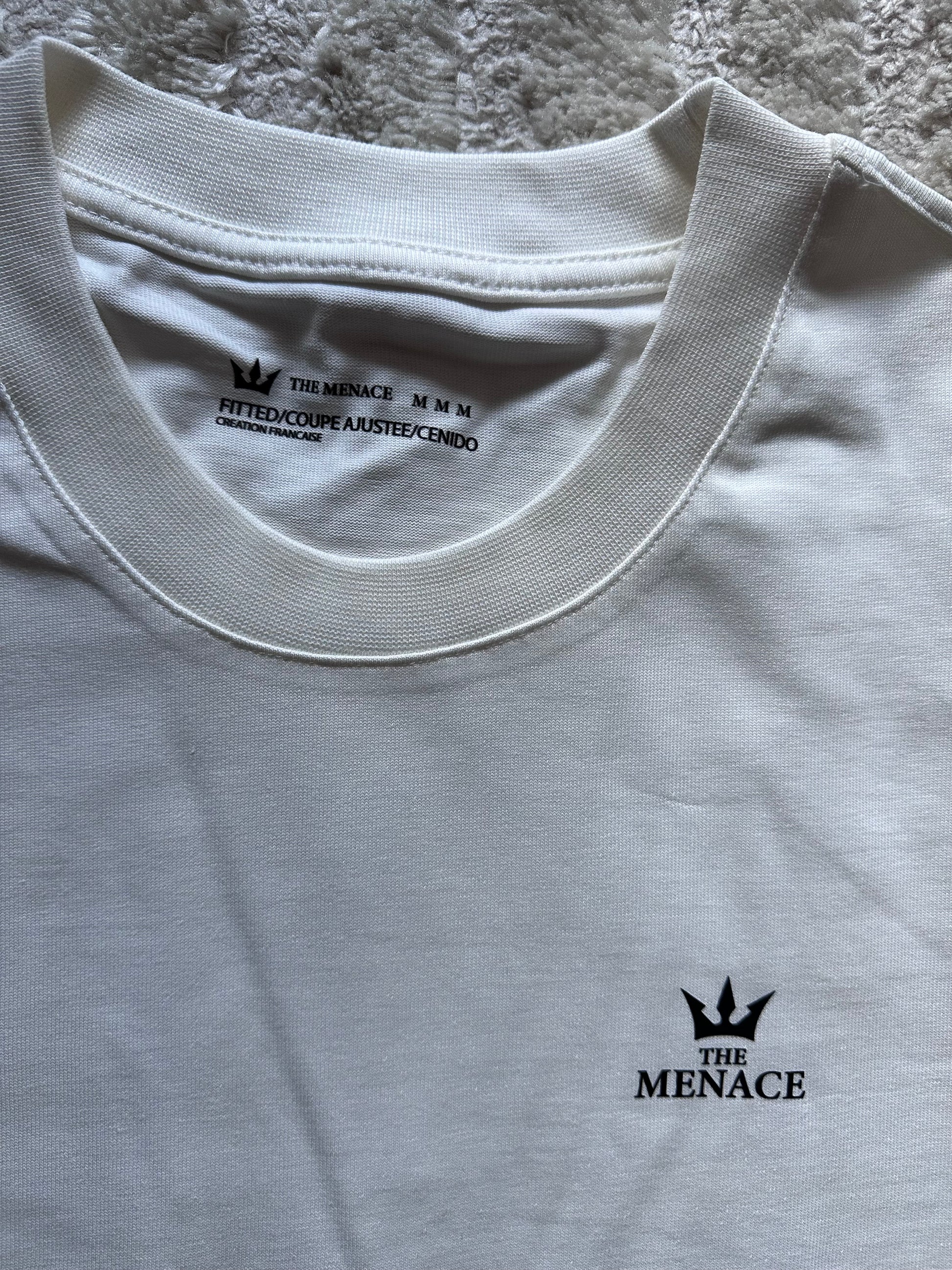 T-SHIRT THE MENACE WHITE