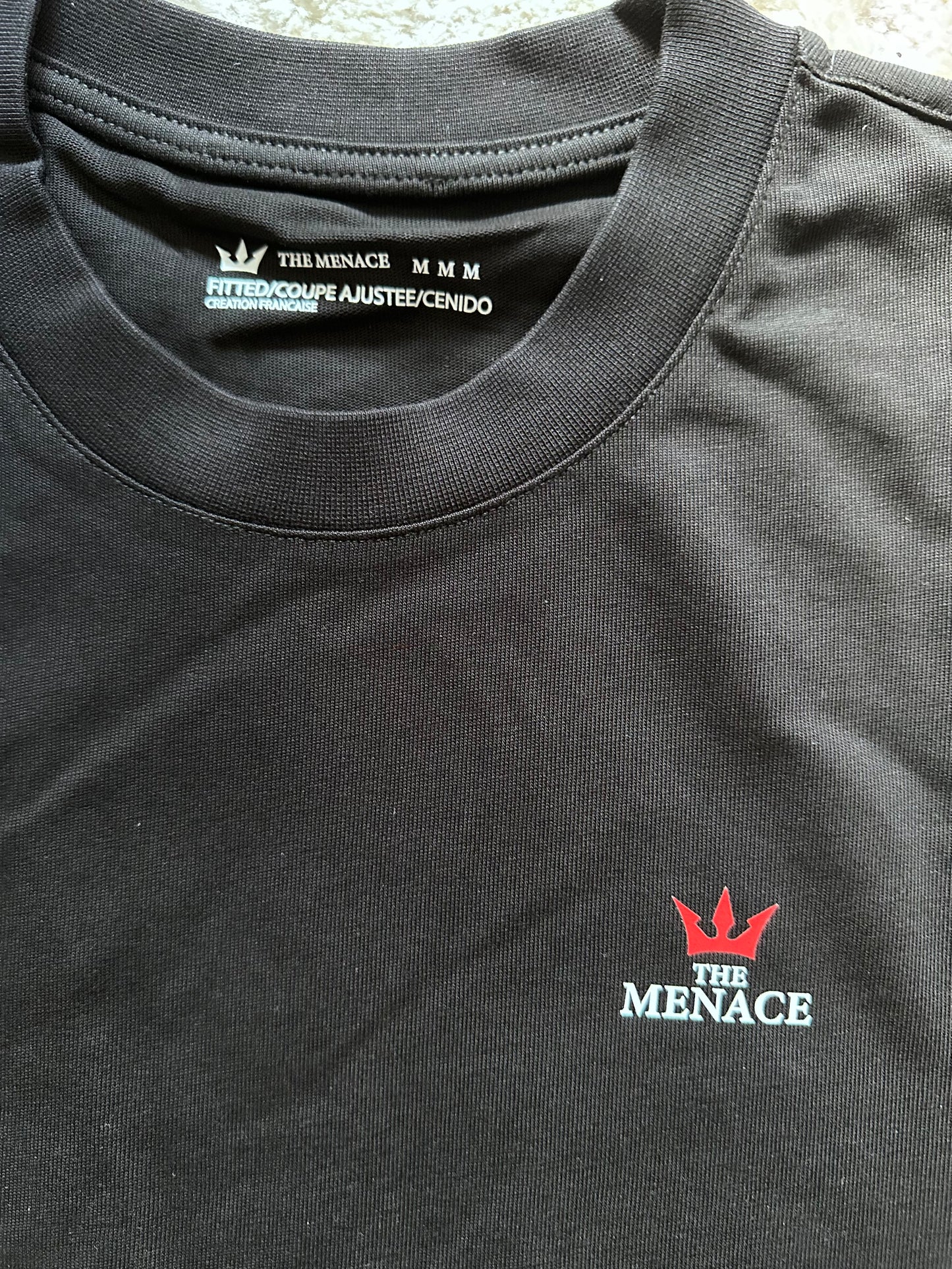 T-SHIRT THE MENACE BLACK